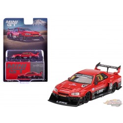 (Web Only) Nissan LB-ER34 Super Silhouette SKYLINE Rouge/Noir - Mini GT - 1:64 - MGT00843