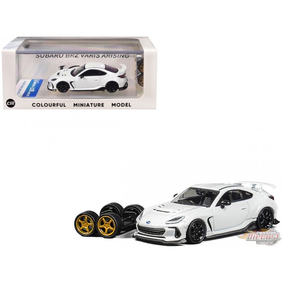 Subaru BRZ Varis Widebody custom - Blanc - Limited Edition - CM Model - 1:64 - CM64-BRZ-09 Passion Diecast