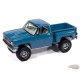 1981 Chevrolet Silverado Stepside 10 Pickup - Medium Blue - Auto World - 1/64 - AWSP179 A