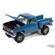 Chevrolet Silverado Stepside 10 Pickup 1981 - Bleu moyen - Auto World - 1/64 - AWSP179 A