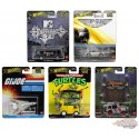 (Web Only) Pop Culture 2025 Mattel Brands - Assortiment Caisse K - Ensemble De 5 Voitures - HXD63-956K