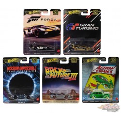 Pop Culture 2025 Mattel Brands - Assortment case L - Set Of 5 Cars - HXD63-956L -  Passion Diecast