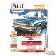 CHASE CAR Chevrolet Silverado Stepside 10 Pickup 1981 - Bleu moyen - Auto World - 1/64 - AWSP179 AGR
