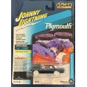 CHASE CAR 1962 Plymouth Savoy Max Wedge in Silhouette Black - Johnny Lightning 1/64 - JLSP248 AGR