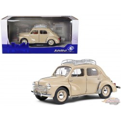 Renault 4CV - Beige Tourterelle - 1956 - Solido - 1/18 - S1806605 - Passion Diecast 