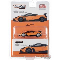 CHASE CAR Pagani Huayra BC - Arancio Saint Tropez - Tarmac Works - 1/64 - T64G-TL014-ORGR