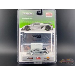 CHASE CAR Koenigsegg Jesko Attack avec carte à collectionner - Blanc - MiJo Exclusives - Tarmac Works - 1/64 - T64G-TL052-WHGR