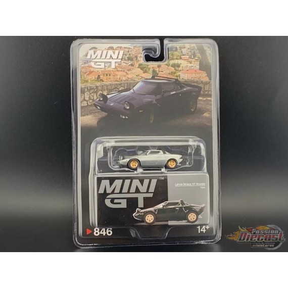 CHASE CAR Lancia Stratos HF Stradale Nero - Mini GT - 1:64 - MGT00846GR