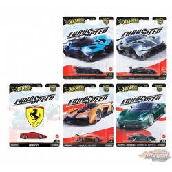 Hot Wheels - Car Culture - 1:64 - 2025 HW Euro Speed - Release L - Set Of 5 Cars - FPY86-961L - Passion Diecast