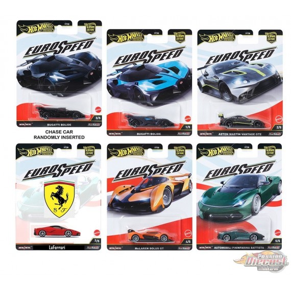 Hot Wheels - Car Culture - 1:64 - 2025 HW Euro Speed - Release L Set Of 10 Cars - FPY86-961L -  Passion Diecast