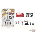 (Preorder) Figures Behind The Scenes II - 9 Piece metal set - American Diorama - 1/64 - AD-2428MJ