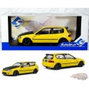 (-5$ On shipping) Honda Civic (EG6) Spoon Version - Yellow Carnival - 1991 - Solido - 1/18 - S1810402