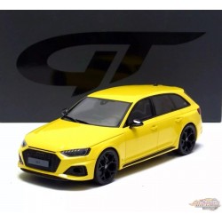 AUDI RS 4 25E ANNIVERSAIRE JAUNE 2024 - 1/18 - GT SPIRIT - GT935