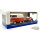 Volkswagen T1 Van Kool Combi trailer 1950 Orange - Solido - 1/18 - S1810902 - Passion Diecast 