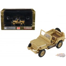 Willys Jeep / British 8th Army, Gen. Bernard Montgomery, Sicily, 1943 - Hobby Master 1/72 HG4217