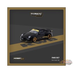 (Preorder) RWB 997 Black - Tarmac Works - 1/64 - T64-TL057-BK