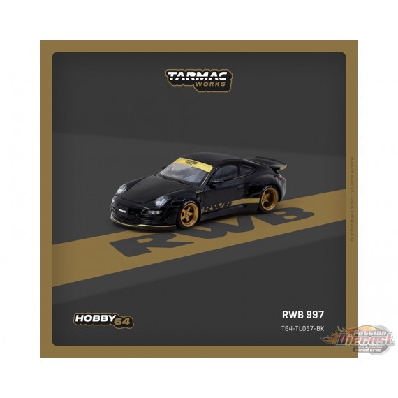 RWB 997 Noir - Tarmac Works - 1/64 - T64-TL057-BK Passion Diecast