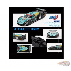 (Preorder) Maserati MC12 Competizione No.1 Vitaphone Racing équipe Gagnante 24 heures de Spa 2008 - BBR - 1:64 - BBRDIE6421