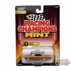 CHASE CAR 1964 Chevrolet Impala Lowrider en magenta métallique - Racing Champions - 1/64 - RC016 AGR - Passion Diecast 