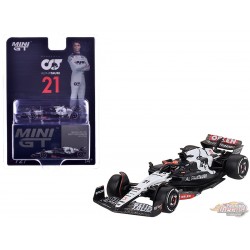 AlphaTauri AT04 No.21 Nyck de Vries 2023 F1 2023 Australian GP - Mini GT - 1:64 - MGT00727 Passion Diecast