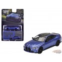 BMW M4 Competition (G82) Bleu Portimao - Mini GT - 1:64 - MGT00845