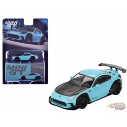 Toyota GR86 LB★Nation Baby Bleu - Mini GT - 1:64 - MGT00873 Passion Diecast
