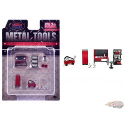 (Preorder) Metal Tools Set C - Piece metal set - American Diorama - 1/64 - AD-2419