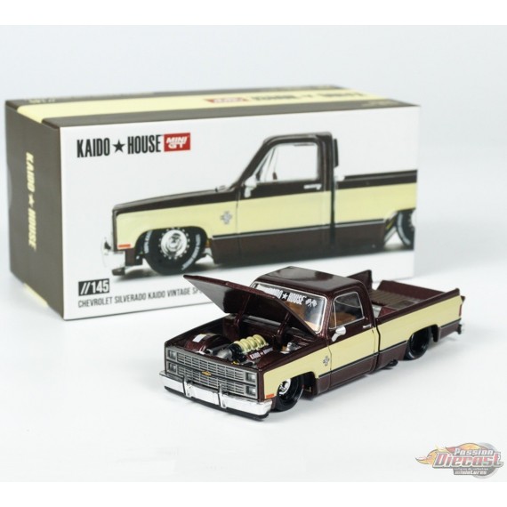 Kaido★House - CHEVROLET SILVERADO VINTAGE SPEC V1 - Mini GT - Mijo Exclusives - 1/64 - KHMG145 Passion Diecast