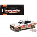1977 Toyota Celica 2000 GT No.18 Rally J. L. Telie M. Vial - White & Red with Dirt - IXO Models - 1:18 - 18RMC189C22
