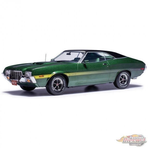 Ford Gran Torino Sport 1972 - Vert foncé métallisé - IXO Models - 1:18 - 18CMC18522 Passion Diecast