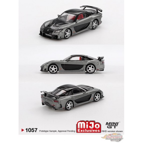 Mazda RX-7 VeilSide Fortune Grey - Mini GT - 1:64 - MGT01057 Passion Diecast
