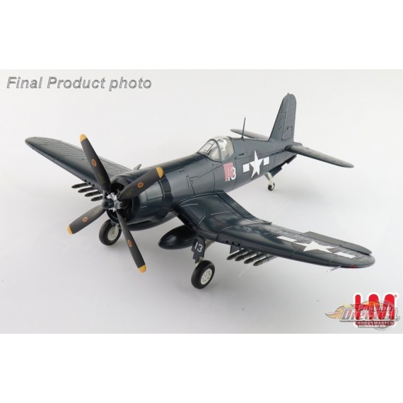 Vought F4U-4 Corsair / USMC VMF-222 Flying Deuces, White 13, Kenneth Walsh, Okinawa, 1945 / HM 1:48 HA8226