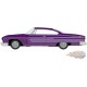 1961 Dodge Phoenix Lowrider in Purple Sky Metallic with Lowrider Graphics - Auto World - 1/64 - AWSP195 B