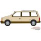 1987 Plymouth Voyager in Light Cream Two-Tone with Golden Bronze - Auto World - 1/64 - AWSP197 B