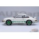 Porsche 911 Carrera 2.7 RS (Grand Prix Blanc à bandes vertes) - Autoart 1/18 - 78031 - Passion Diecast 