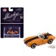 1965 SHELBY COBRA 427 S/C - ORANGE W/ BANDE NOIR - Shelby Collectibles 1/64 -SC-705-O - Passion Diecast 