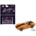 (Preorder) 1965 SHELBY COBRA 427 S/C - ORANGE W/ BANDE NOIR - Shelby Collectibles 1/64 -SC-705-O