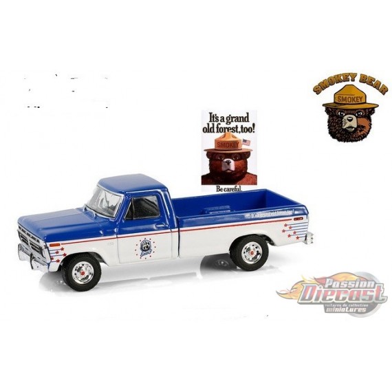 1976 Ford F-250 - Smokey Bear Series 4 - 1/64 Greenlight - 38070 D