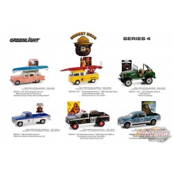 Smokey Bear Series 4 - Assortiment - 1/64 Greenlight - 38070 - Passion Diecast