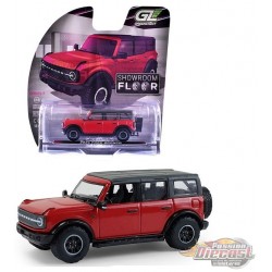 Ford Bronco 4 portes Badlands 2024- Rouge piment - Showroom Floor Series 7 - 1/64 Greenlight - 68070 C