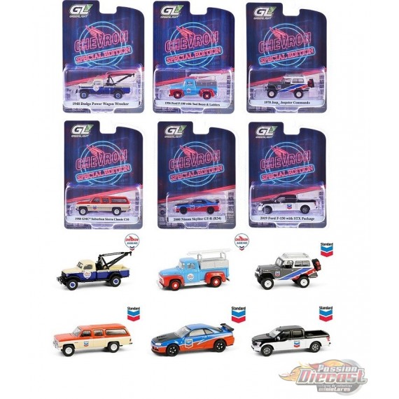Chevron Special Edition Series 1 - Assortiment - 1/64 Greenlight - 41175 - Passion Diecast