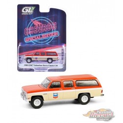 Chevron - 1988 GMC Suburban Sierra Classic C10 - Chevron Special Edition Series 1 - 1/64 Greenlight - 41175 D