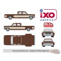 (Preorder) 1979 Chevrolet Silverado C30 Crew Cab Dually Lowered - Brun et Tan - Mijo Exclusive - IXO Models - 1:64 - IAPR1014