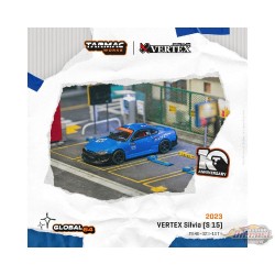 VERTEX Silvia (S15) Tarmac Works Édition limitée 10e anniversaire - Tarmac Works - 1/64 - T64G-023-10TH Passion Diecast