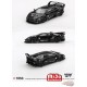 Lamborghini LB-Silhouette WORKS MURCIELAGO GT Evo Black - Mini GT - 1:64 - MGT01053 Passion Diecast