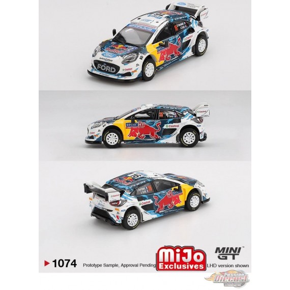 Ford Puma Rally1 No.16 M-Sport Ford WRT 2024 Rally Finland 3rd Place - Mini GT - 1:64 - MGT01074 Passion Diecast