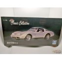 ( Usagé) Chevrolet Corvette 1978 25th  Titanium Silver  - Autoart    1/18 -  71121  Usagé