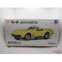 ( Usagé) Chevrolet Corvette 1969 Daytona yellow  - Autoart    1/18 -  71161  Usagé