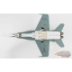 (Preorder) McDonnell Douglas F/A-18C Hornet / USN VFA-106 Gladiators, Retro TAC Demo Jet, March 2017 / Hobby Master 1:72  HA3590