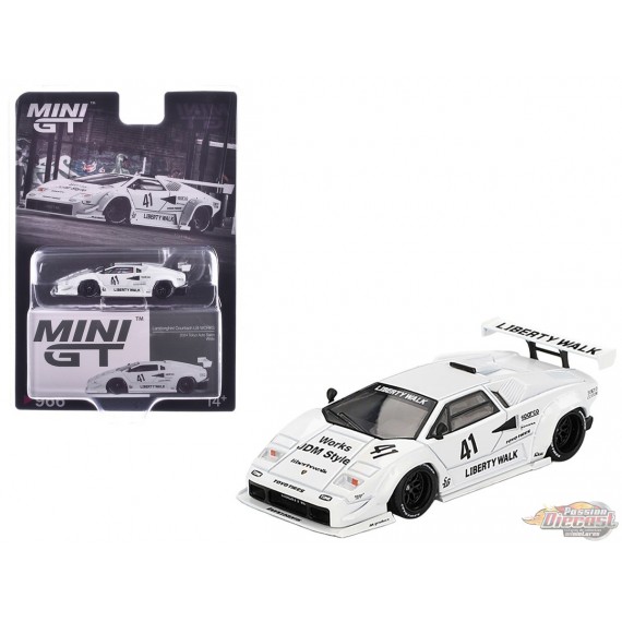 ミニカー MINI GT Lamborghini Countach LB-WORKS MINI GT Lamborghini Countach LB-WORKS White 2024 Tokyo Auto